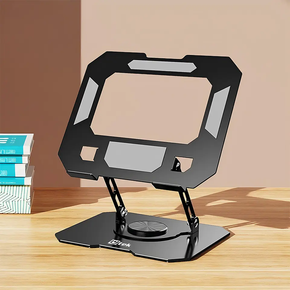 Soporte de Metal para Notebook con Altura y Rotación / Mod. UT-ST720 2