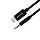 Cable de audio Jack 3.5 a lightning 1 MT  - Miniatura 1