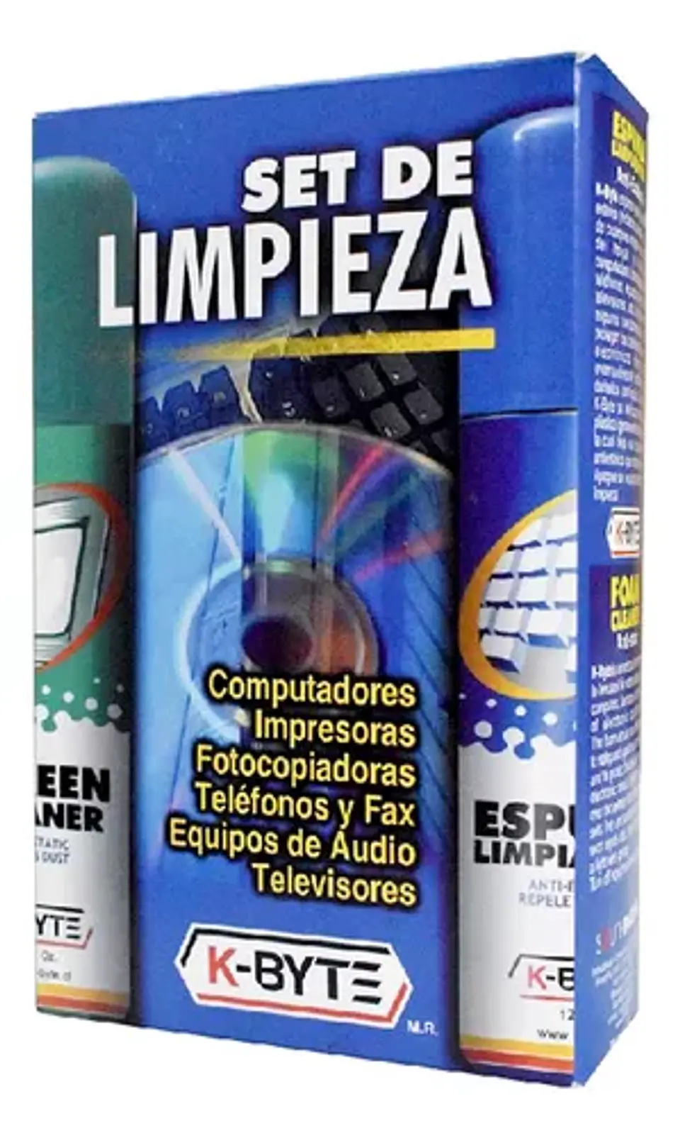 KIT de limpieza PC SET BYTE ESPUMA  3