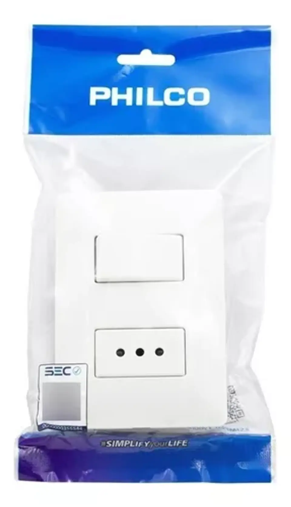 Interruptor para muro combinado 250v 10a  2