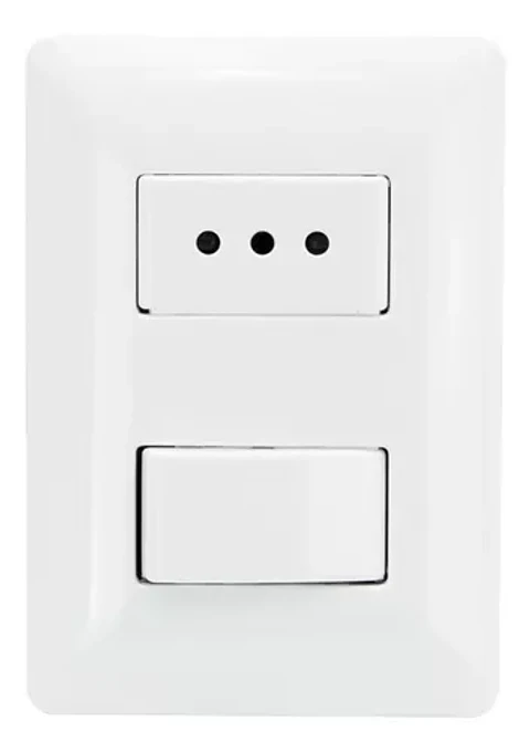 Interruptor para muro combinado 250v 10a 