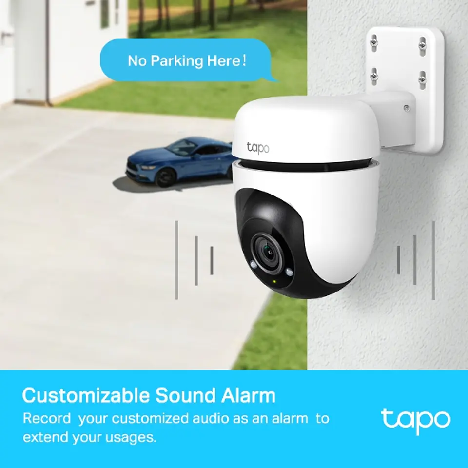 Camara exterior pant/tilt WIFI C500 TAPO TPLINK  3