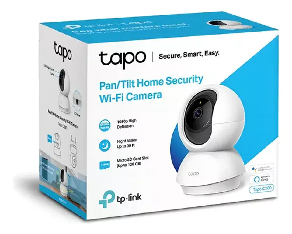 Camara interior pant/tilt WIFI C200 TAPO TPLINK  4