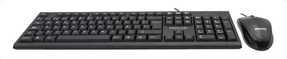 KIT teclado + mouse philco K4500 con cable  3