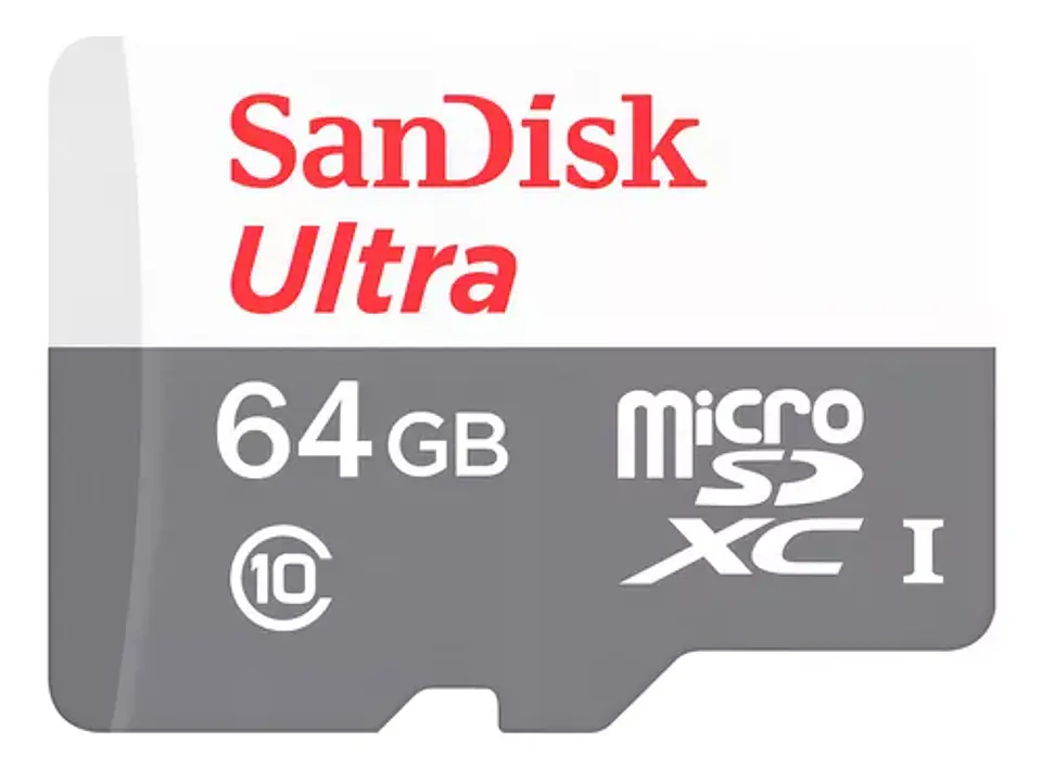 Memoria microSD 80mb/s Sandisk Clase 10 64GB 3