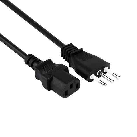 Cable de poder PC 1.8 mts 100% Cobre 3x0.75mm 10amp 