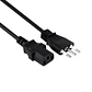 Cable de poder PC 1.8 mts 100% Cobre 3x0.75mm 10amp  - Miniatura 1