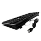 Teclado alámbrico USB multimedia tecla Slim / mod. UT-KB750 - Miniatura 2