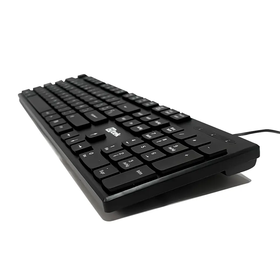 Teclado alámbrico USB multimedia tecla Slim / mod. UT-KB750 3