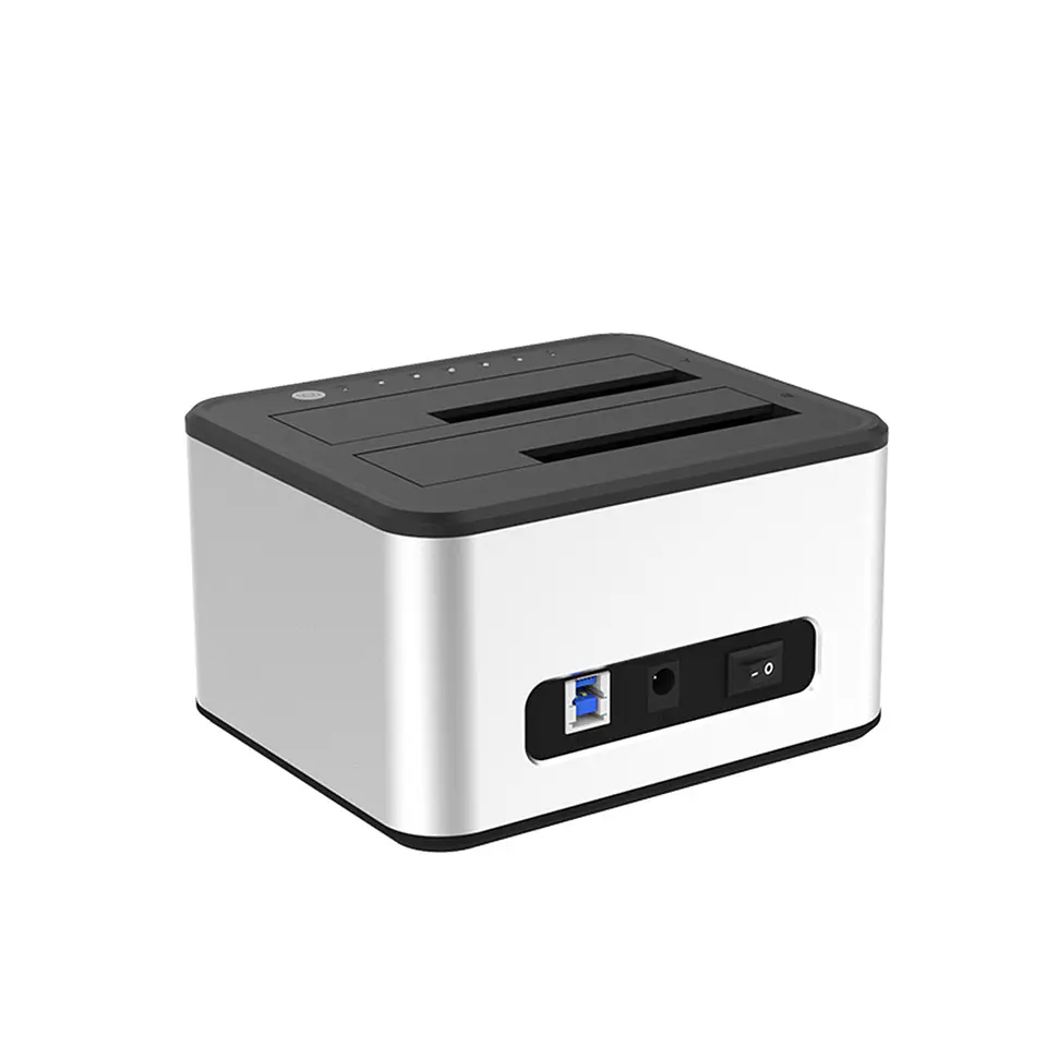 DOCKING STATION USB 3.0 para disco SATA 2.5 Y 3.5 función de clonado 3