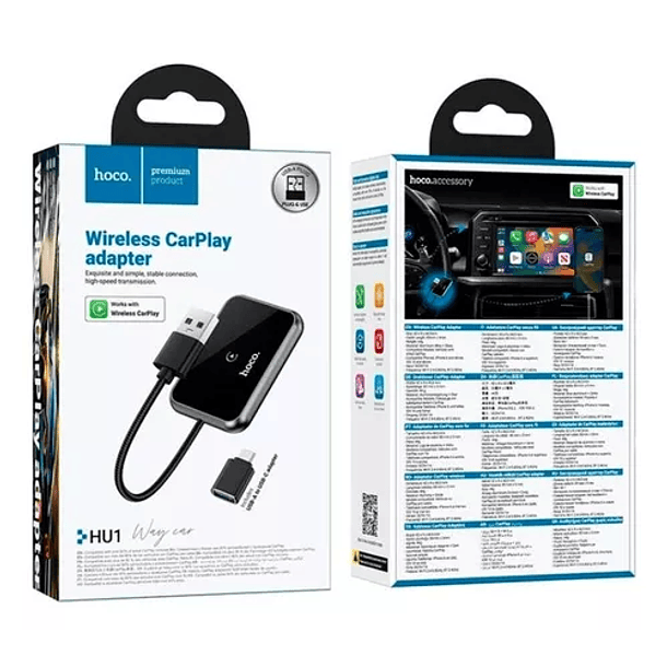 Adaptador HOCO HU1 CARPLAY AUTO  3
