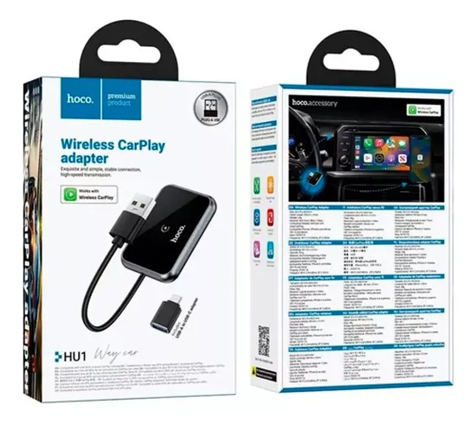 Adaptador HOCO HU1 CARPLAY AUTO  3