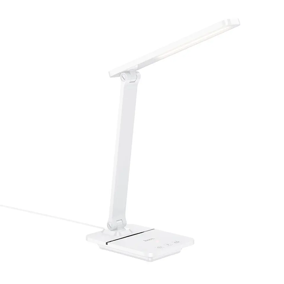 Lampara Escritorio Mesa Hoco Hx11 Plegable Blanco 1