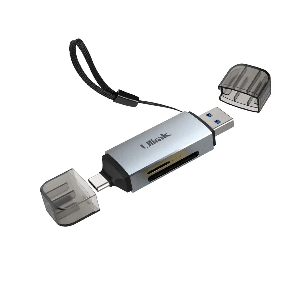 Lector de memorias USB-C/USB para tarjetas SD/microSD 5GB 2