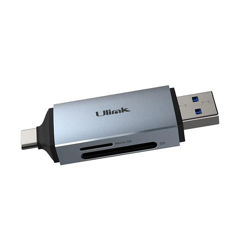 Lector de memorias USB-C/USB para tarjetas SD/microSD 5GB