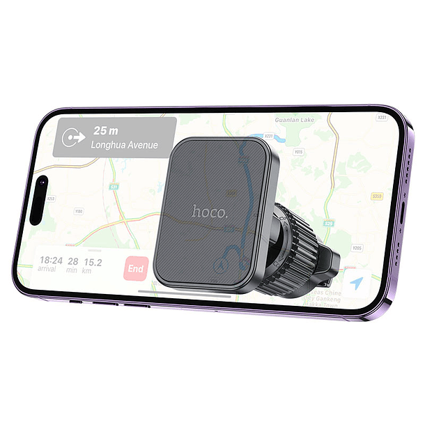 Soporte magnético para telefono HOCO H32 negro  5
