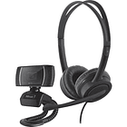 SET de oficina 2 en 1 camara + audifonos TRUST  1