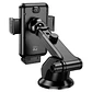 Soporte De Auto Tablero Parabrisas Hoco H37 Negro - Miniatura 2