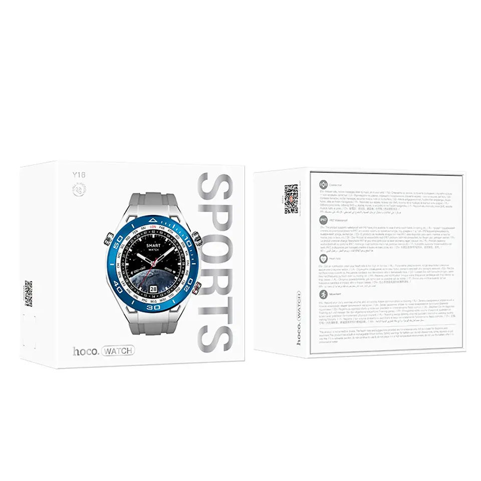 Smartwatch HOCO Y16 SPORT GRIS  2
