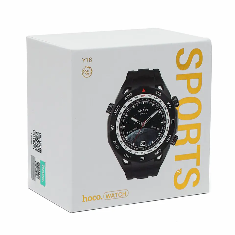 Smartwatch HOCO Y16 SPORT NEGRO  2