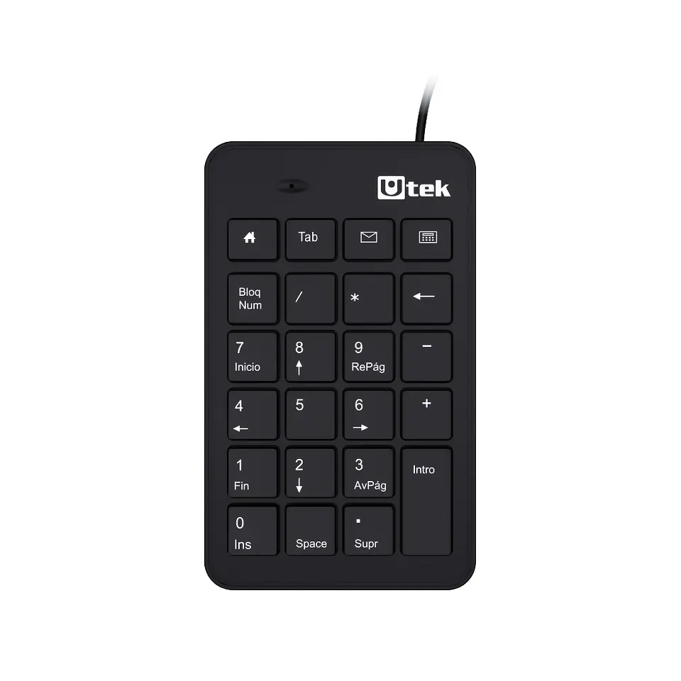 Teclado numérico USB multimedia 23 botones UTEK 1