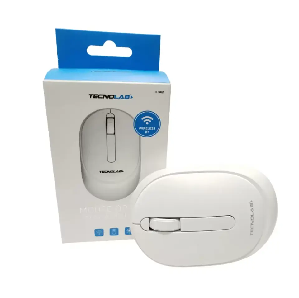 Mouse wireless bluetooth tecnolab  Blanco  2