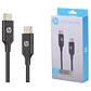 Cable de carga y datos USB-C A USB-C 60W NEGRO 1 MTS HP  - Miniatura 2