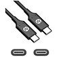 Cable de carga y datos USB-C A USB-C 60W NEGRO 1 MTS HP  - Miniatura 3