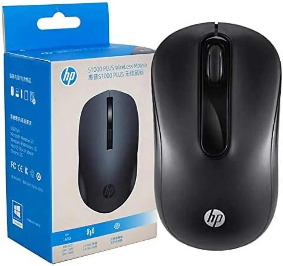 Mouse inalambrico HP S1000 PLUS 2.4GHZ  1