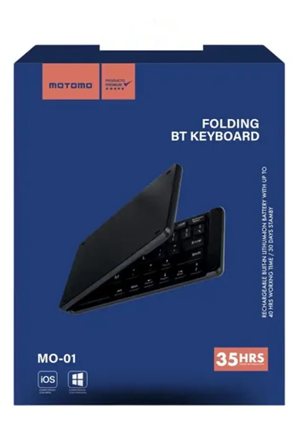Teclado plegable BT recargable motomo MO-01  2