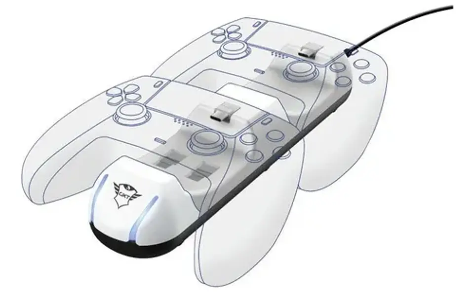 Cargador para mandos PS5 TRUST GXT 251  2
