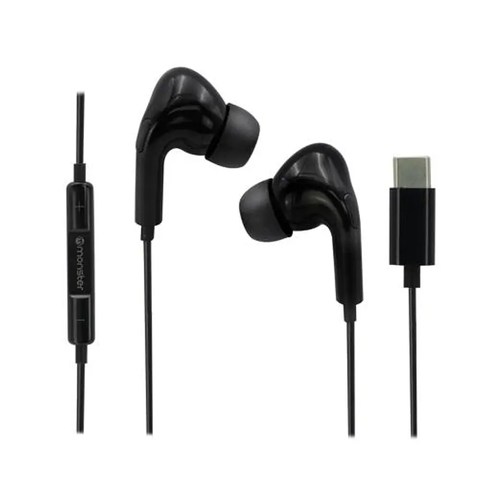 Audifonos manos libres USB-C monster  C21BK  1