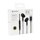Audifonos manos libres USB-C monster  C21BK  2