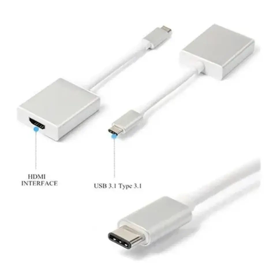 Adaptador de Imagen USB-C a HDMI 1080p 4
