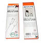Cable de carga y datos MICRO USB 2.4A BLANCO 1 MTS  - Miniatura 2
