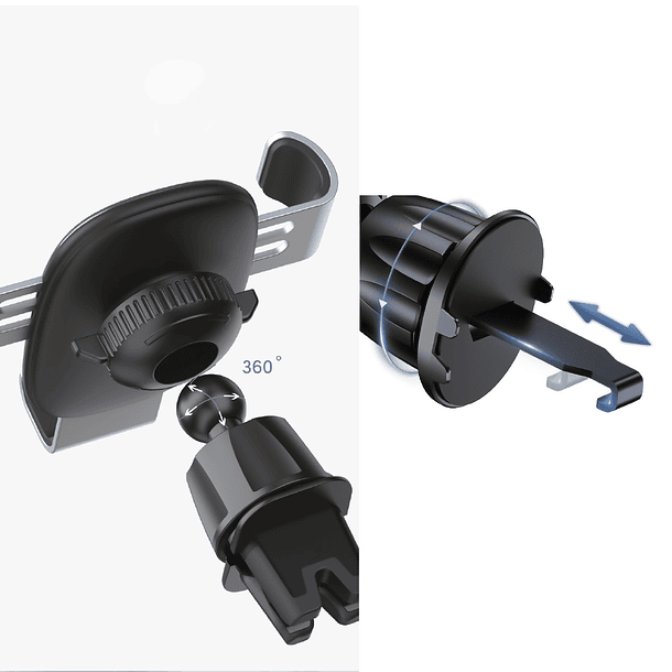 Soporte smartphone para automóvil ventilación BL-HDG30  2