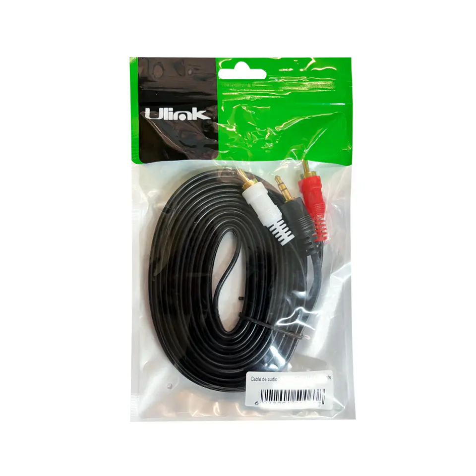 Cable de audio Jack 3.5 a RCA 1.5 MTS 2