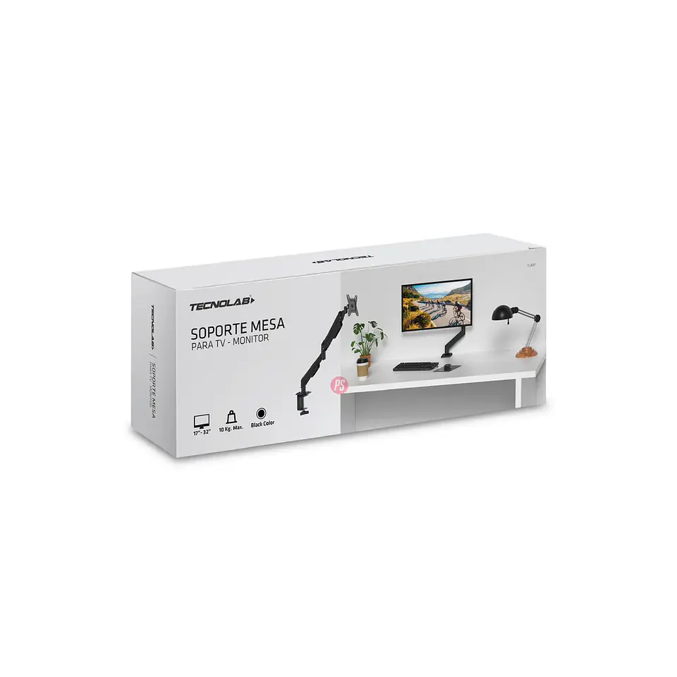 SOPORTE DE 17 A 32 PULGADAS MONTAJE EN MESA - PS brazo monitor TECNOLAB 2