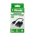 Adaptador de imagen HDMI a VGA + Audio 5