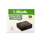 SPLITTER HDMI 2 puertos 4K 3D 4