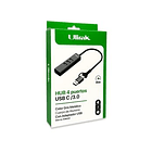 HUB DUAL USB-C y USB 4 puertos 3.0 4