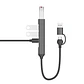 HUB DUAL USB-C y USB 4 Puertos (3 TIPO C + 1 USB 3.0) - Miniatura 3