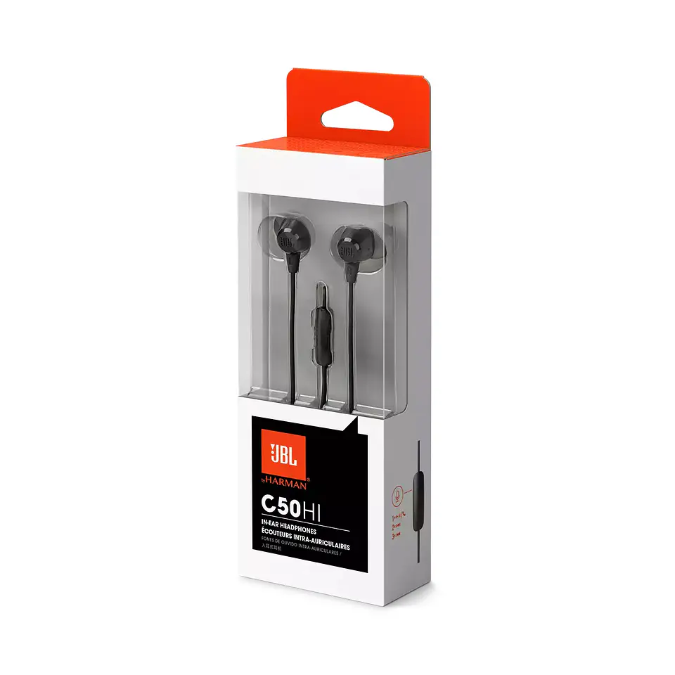 Audifonos con cable JBL C50HI NEGRO 3