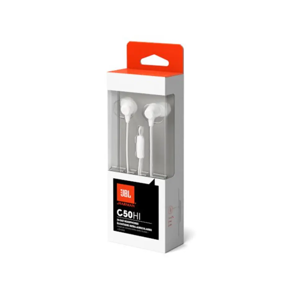 Audifonos con cable JBL C50HI BLANCO 3
