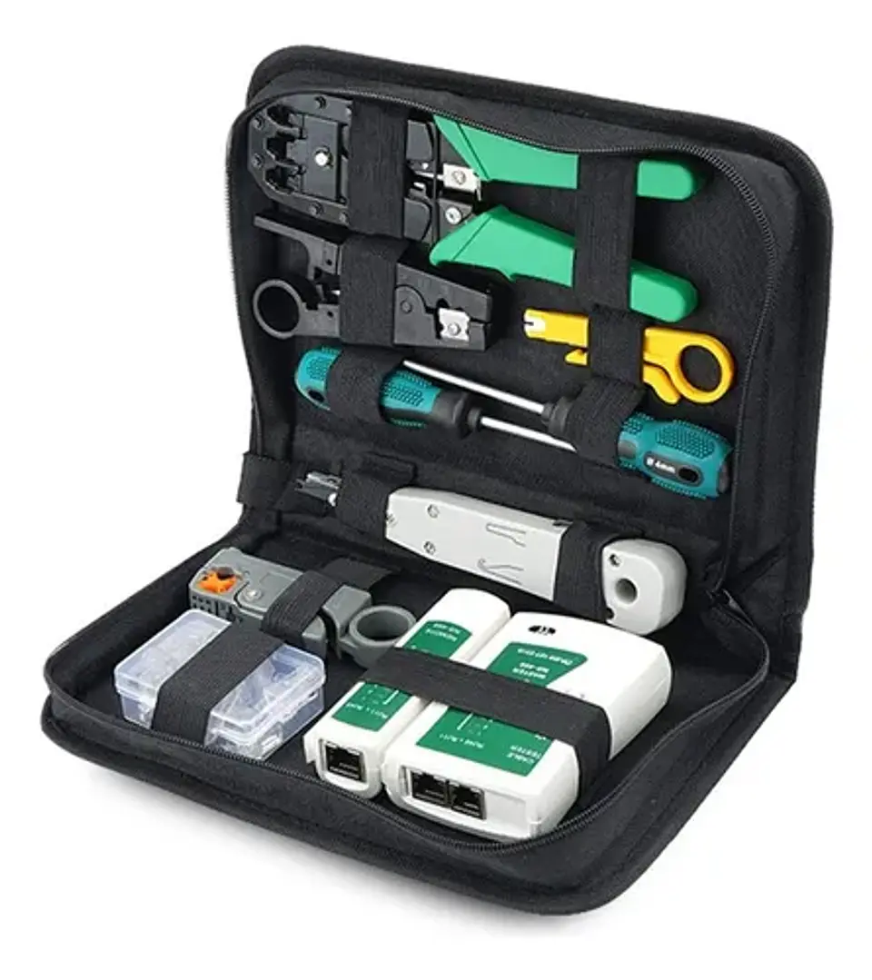 Kit de Herramientas Para Redes Rj45-rj11  12 piezas 1