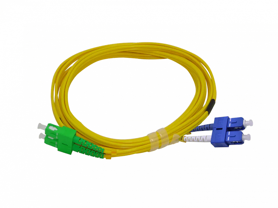 Cable de fibra SC/APC-SC/UPC MonoModo SM Duplex Jumper 3MTS 2