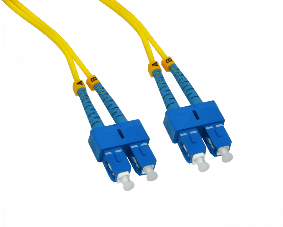 Cable de fibra SC-SC MonoModo SM Duplex Jumper 5MTS 1
