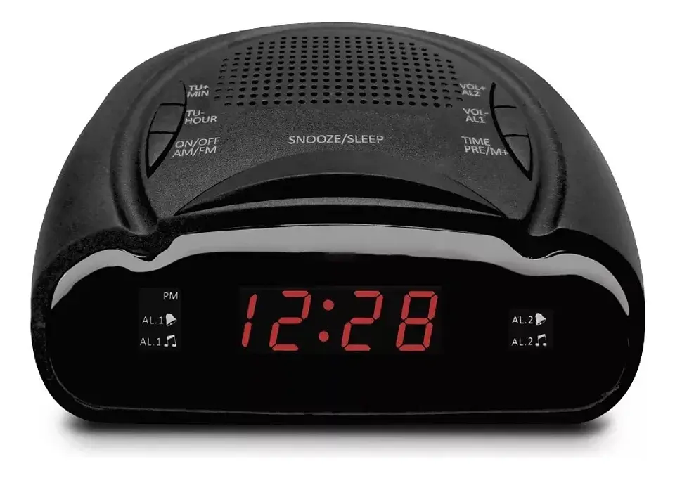 Radio Reloj despertador pantalla LED am/fm ALTAVOZ  1
