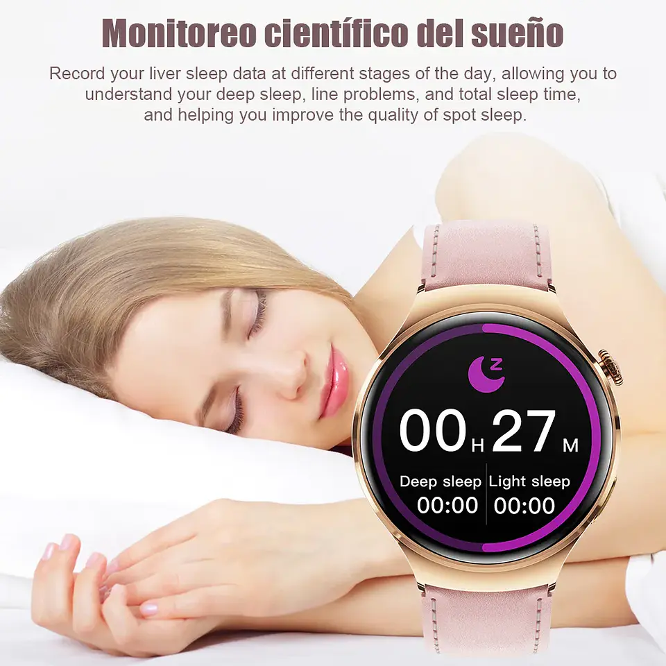 Reloj inteligente GT4 MINI GS GEAR HOCO MUJER NEGRO  5
