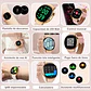 Reloj inteligente GT4 MINI GS GEAR HOCO MUJER GRIS  - Miniatura 2
